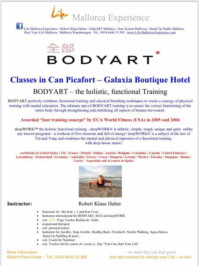 Galaxia Boutique Hotel Can Picafort  Exteriör bild
